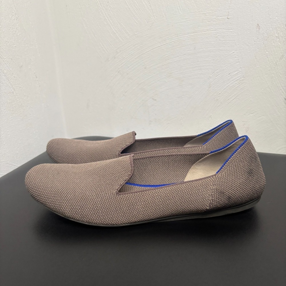 Rothy's The Loafer Mocha Light Brown Slip On Loafers Flats Shoes Women's Size 9 - Picture 1 of 10